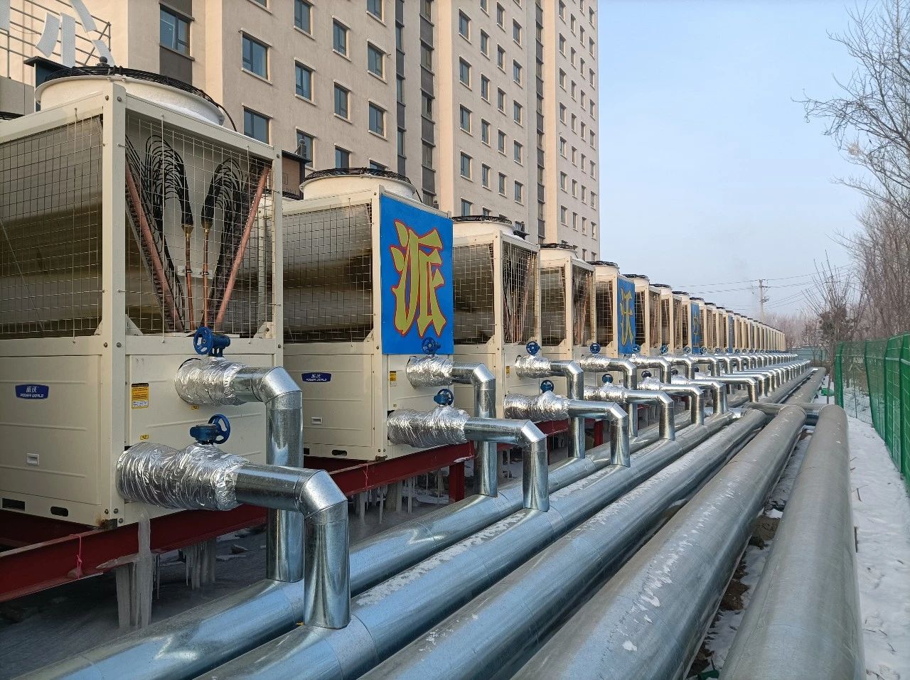 九州酷游空气能为高端社区提供舒适采暖服务